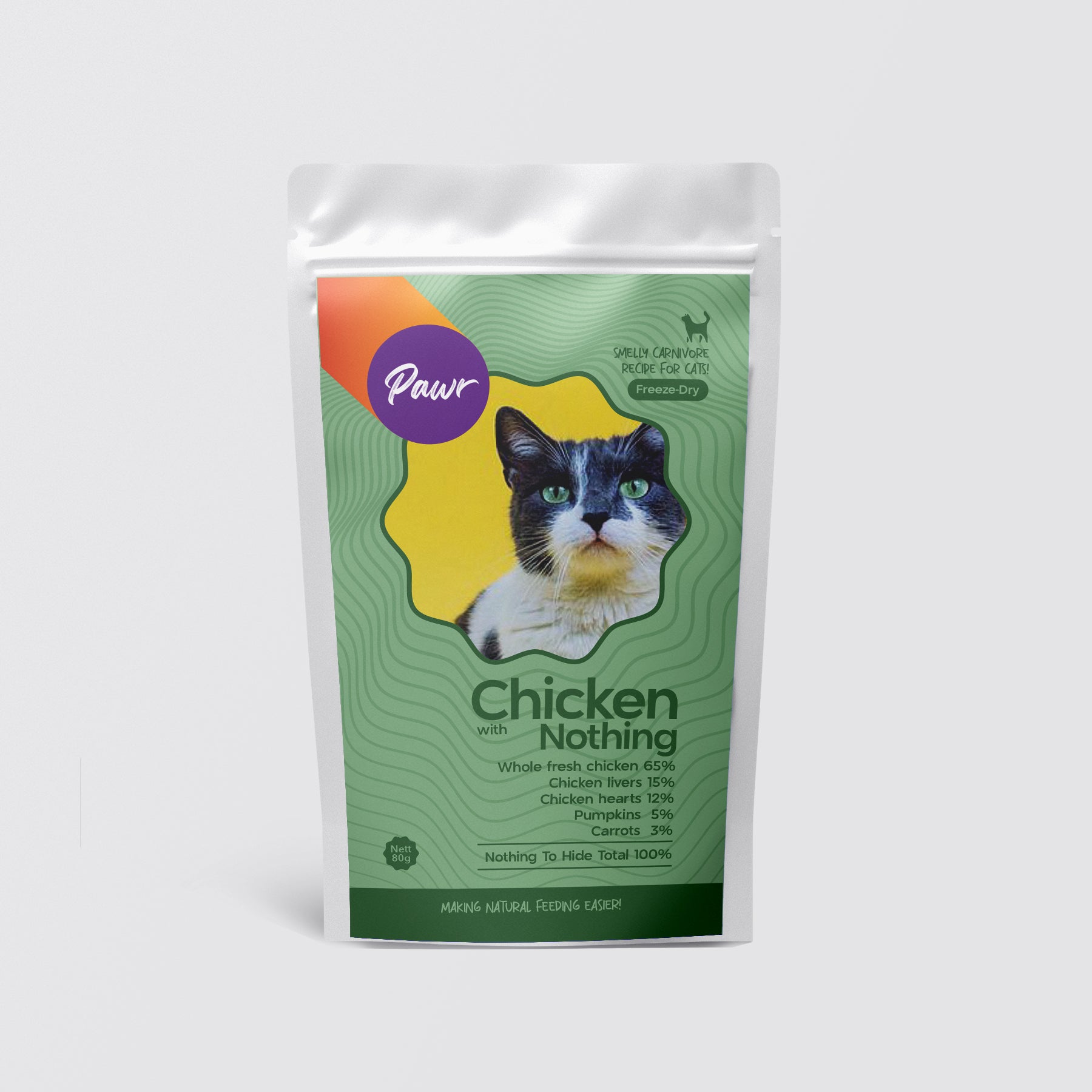 Pawr4Cats | Freeze-Dried | Chicken & Nothing