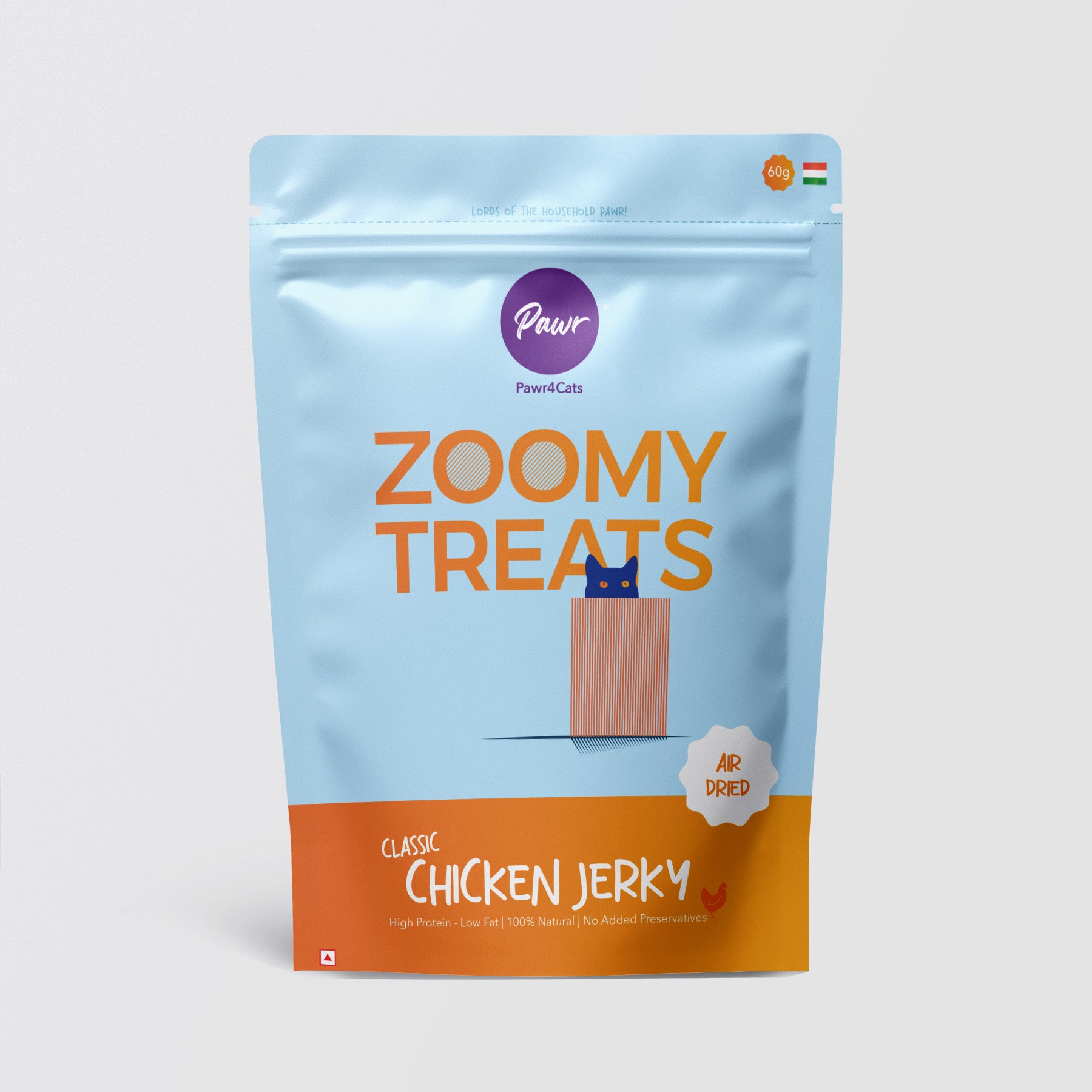 Zoomy Cat Treats | Classic Chicken Jerky | Air Dried Treats