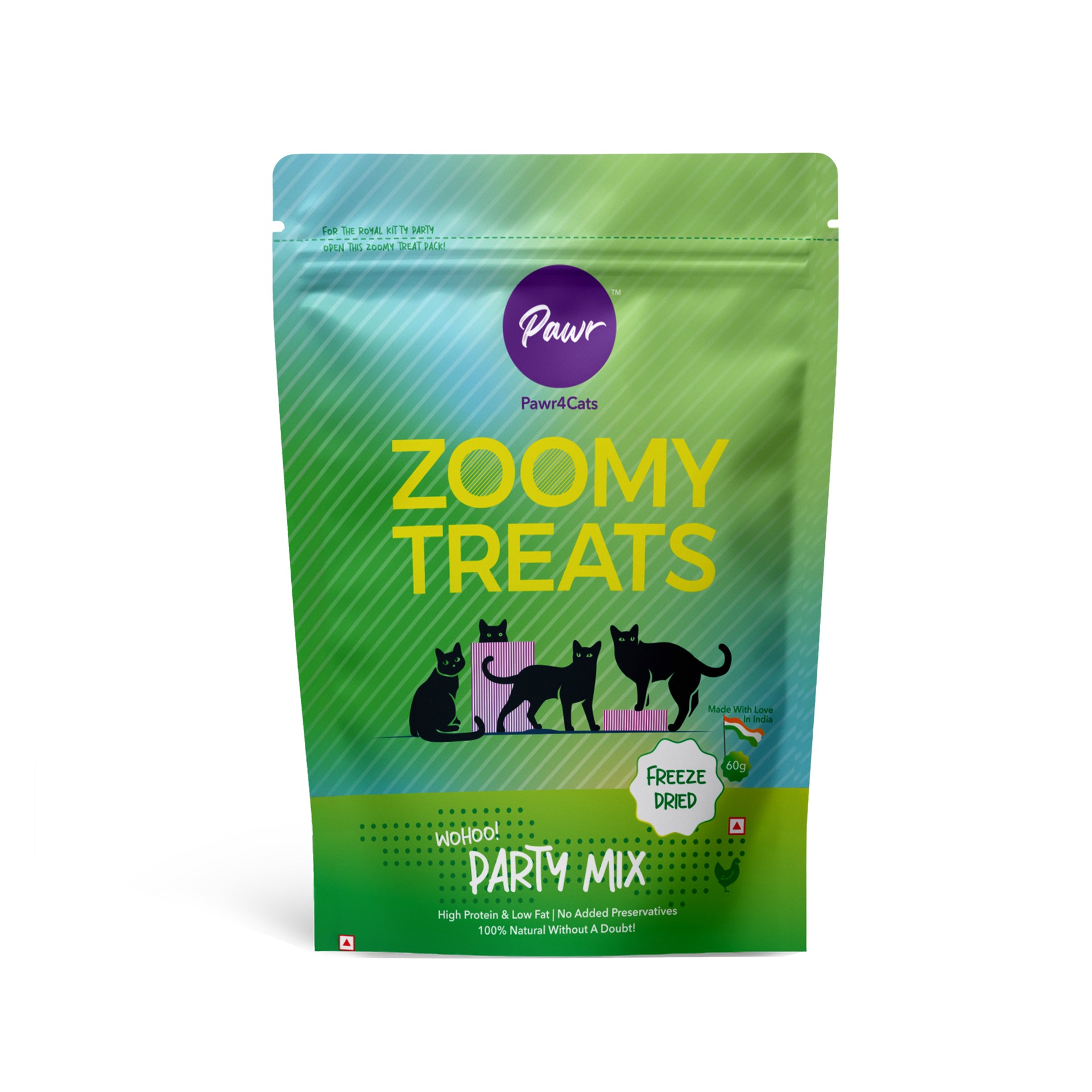 Zoomy Cat Treats | Party Mix | Freeze-Dried