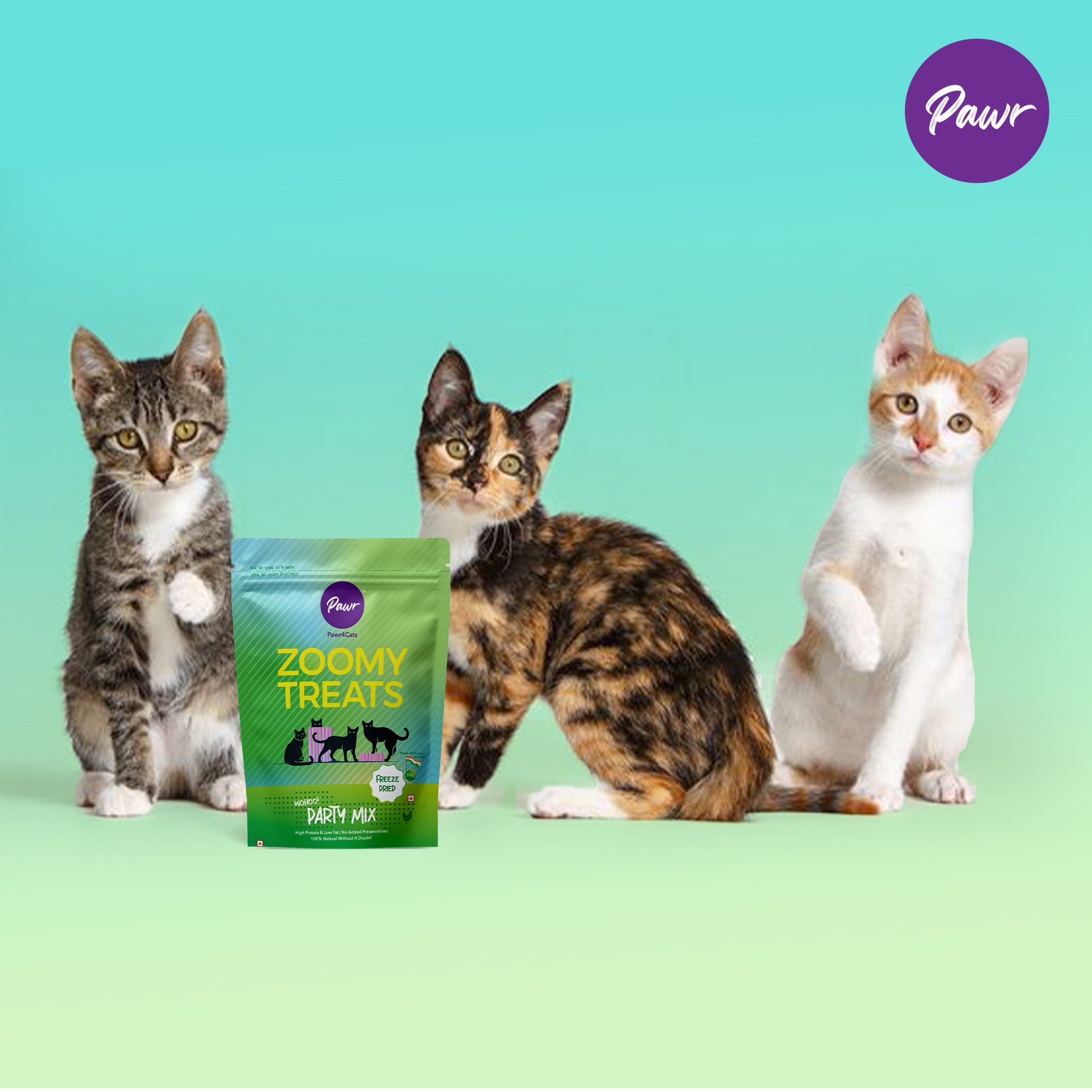 Zoomy Cat Treats | Party Mix | Freeze-Dried