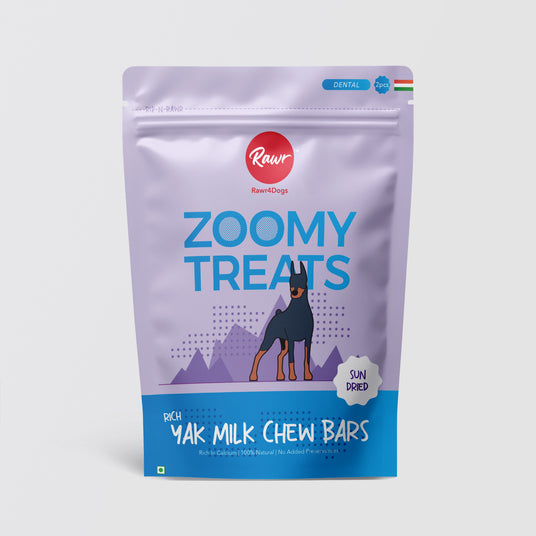 Zoomy Dog Treats | Himalayan Yak Milk Chew Bars | Dental Treats