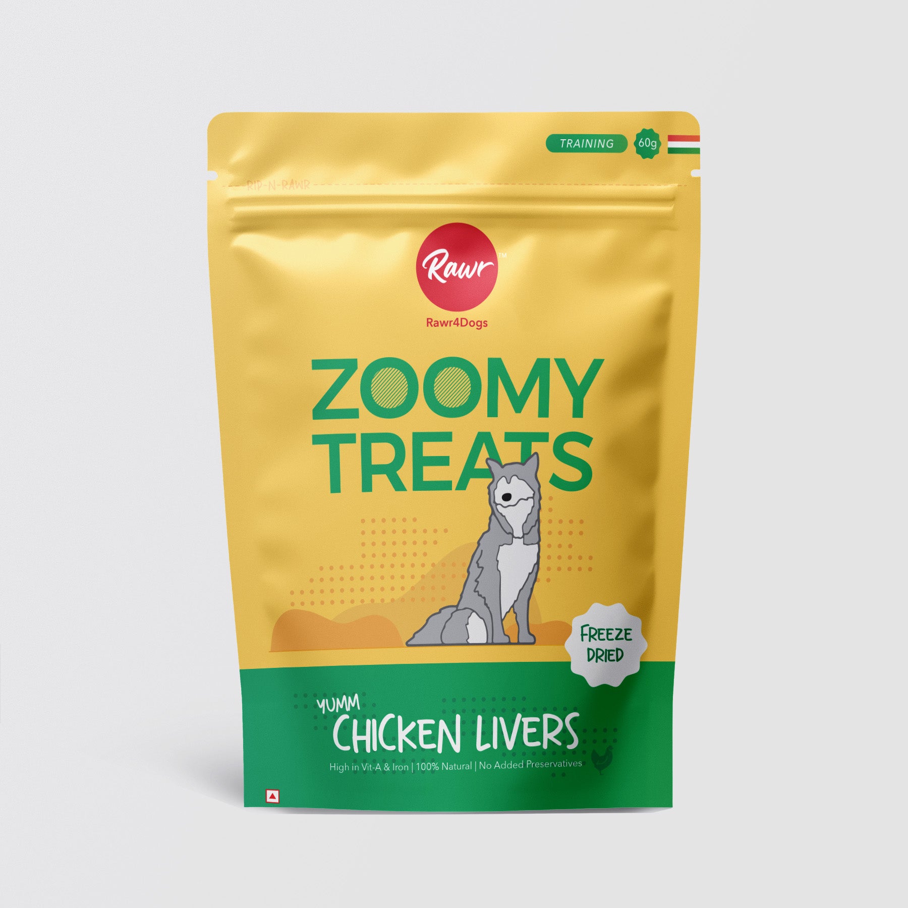 Zoomy Dog Treats | Freeze-Dried Chicken Livers | Training Treats